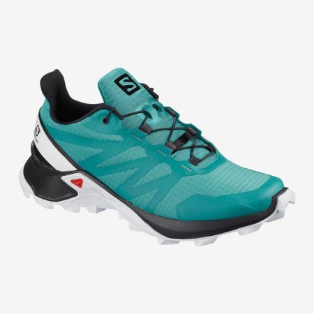 Salomon SUPERCROSS W Womens Trail Running Shoes Turquoise UK AFSO